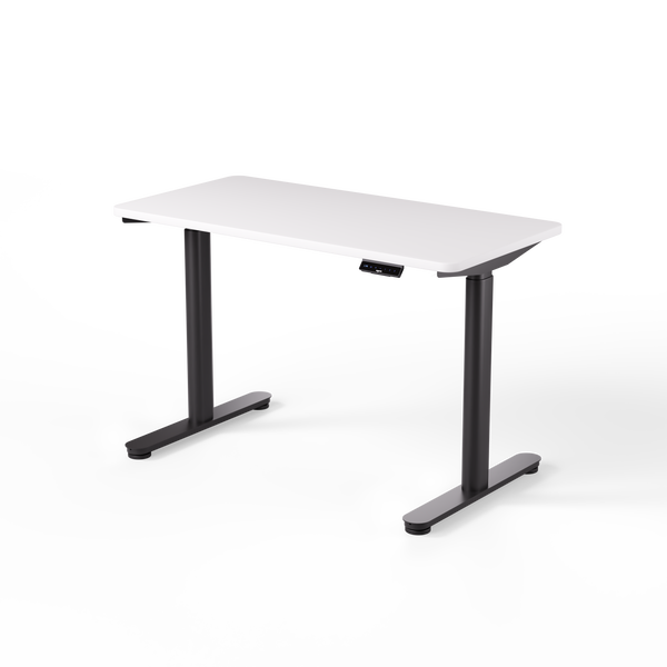 Biurko OmniPro 120×60 cm - Biały Czarne nogi