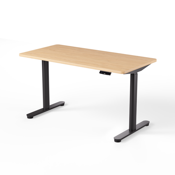Biurko OmniPro 140×70 cm - Dąb Czarne nogi