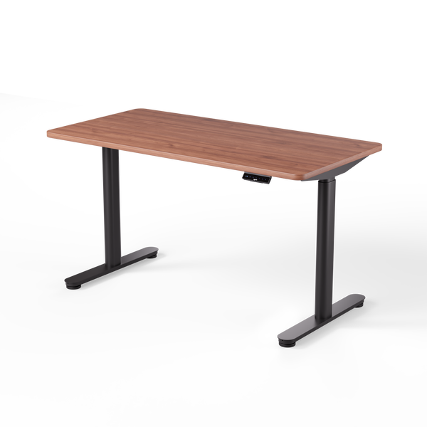 Biurko OmniPro 140×70 cm - Orzech Czarne nogi