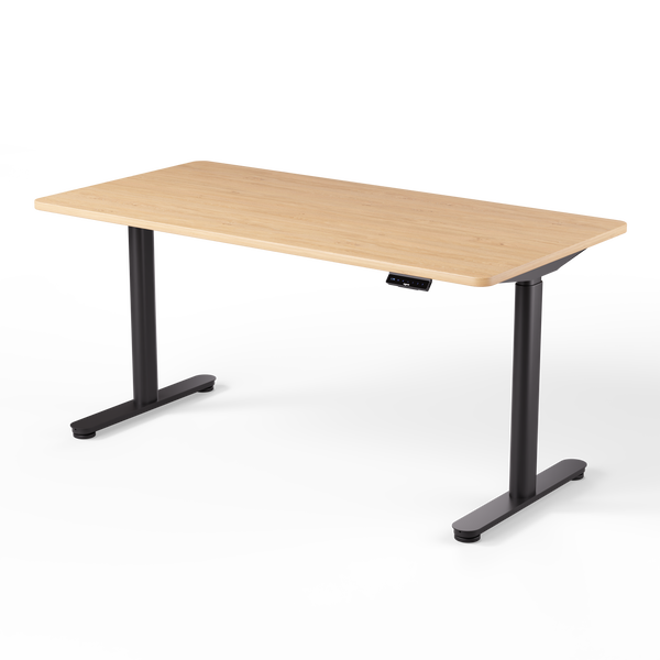 Biurko OmniPro 160×80 cm - Dąb Czarne nogi