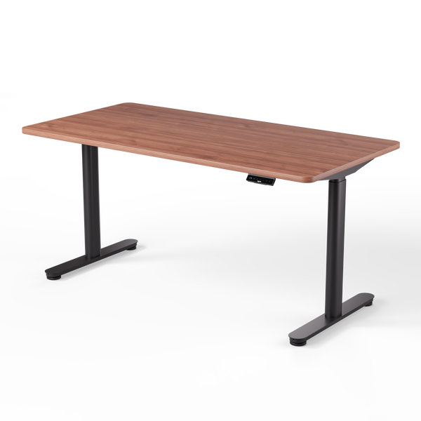 Biurko OmniPro 160×80 cm - Orzech Czarne nogi
