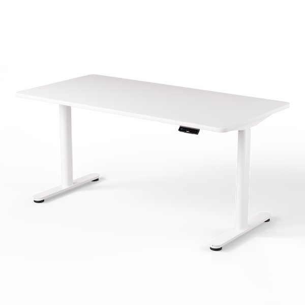 Biurko OmniPro 160×80 cm - Biały Białe nogi