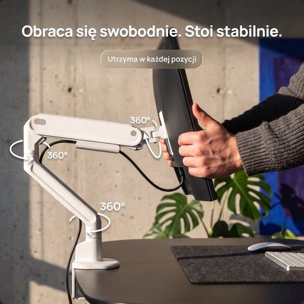 Uchwyt na monitor OmniARM PRO