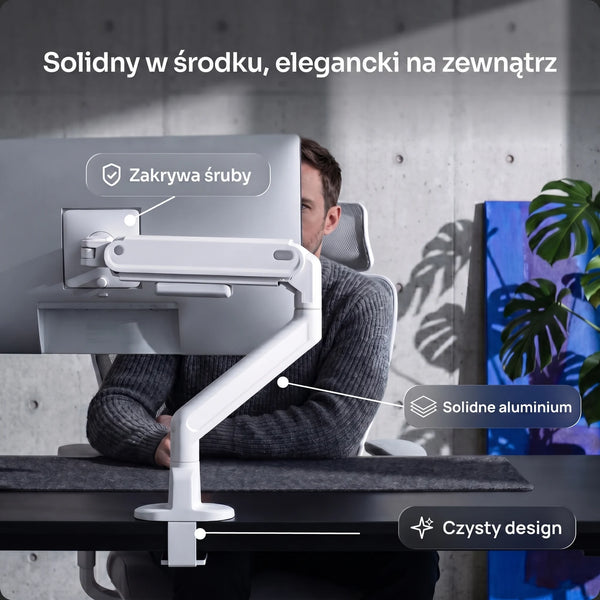 Uchwyt na monitor OmniARM PRO