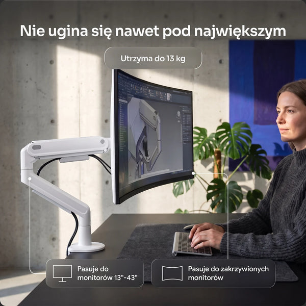 Uchwyt na monitor OmniARM PRO