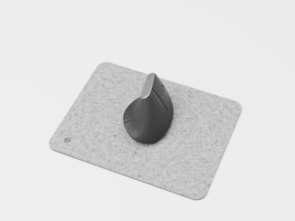 Filcowa podkładka na biurko Omni MAT — Jasnoszary / 28 × 22 cm · pod mysz