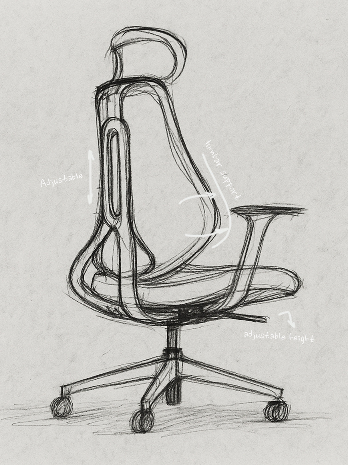 Andrés Baldoví working in his design studio