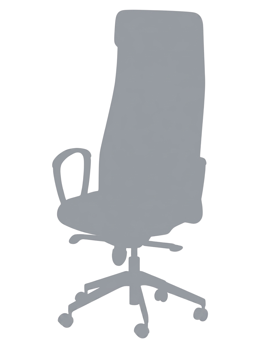 Sylwetka innego fotela ergonomicznego